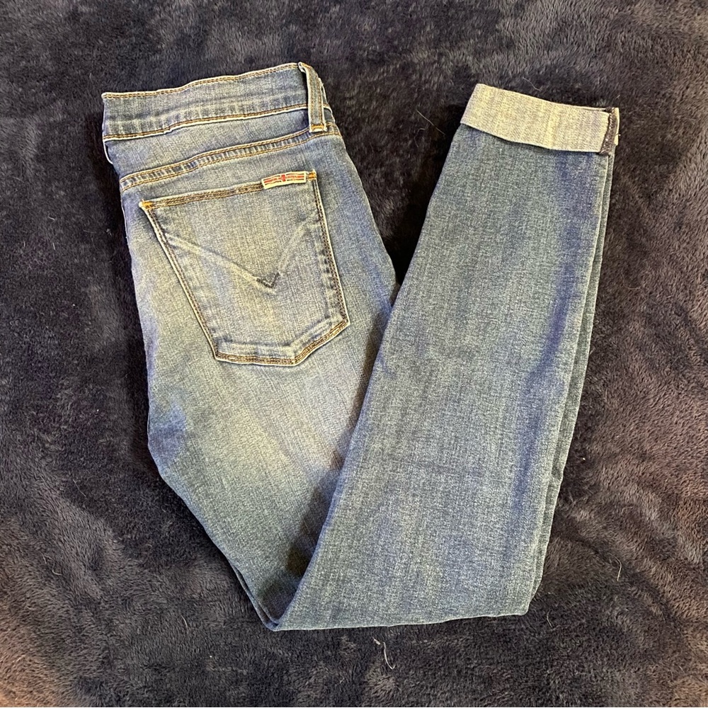 Hudson Harkin Super Skinny Crop Cuff Size 27